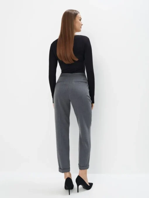 Hosen>MOHITO Zigarettenhose Grau