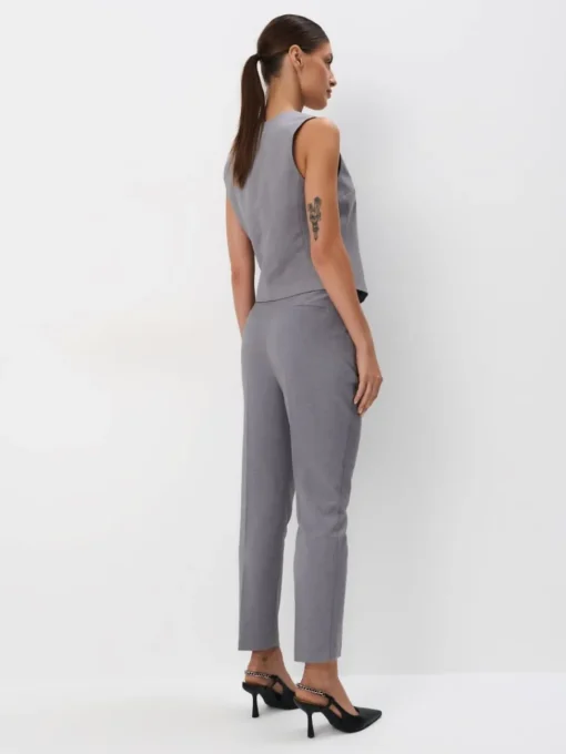 Hosen>MOHITO Zigarettenhose Grau