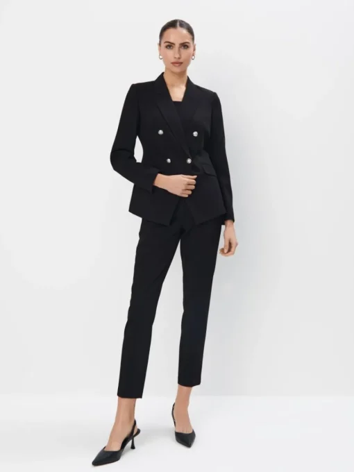 Anzüge|Blazer>MOHITO Zweireihiger Blazer Schwarz