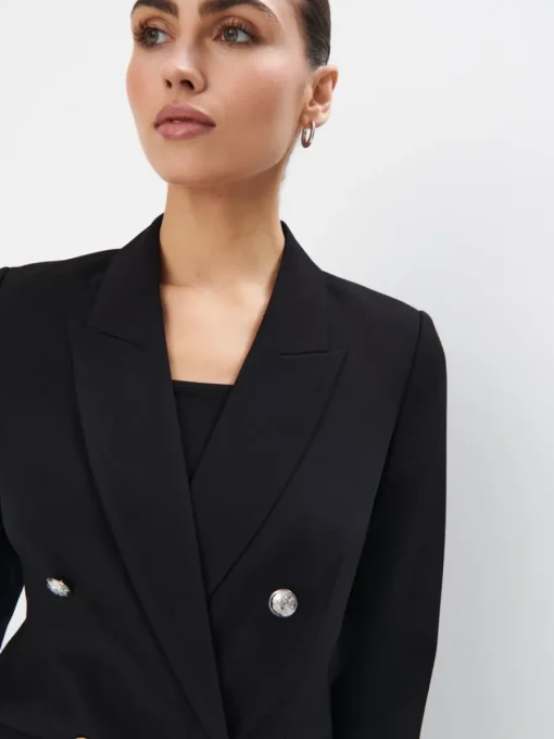 Anzüge|Blazer>MOHITO Zweireihiger Blazer Schwarz