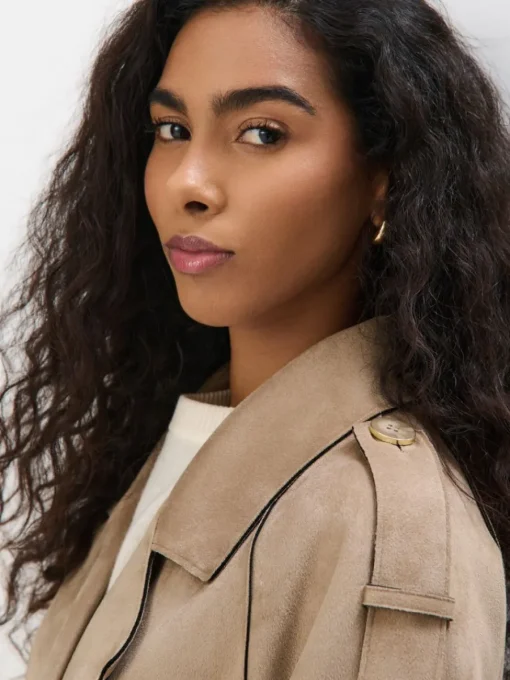 Jacken, Mäntel>MOHITO Zweireihiger Trenchcoat Beige