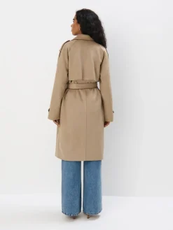 Jacken, Mäntel></noscript>MOHITO Zweireihiger Trenchcoat Beige