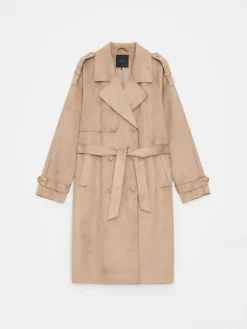 Jacken, Mäntel></noscript>MOHITO Zweireihiger Trenchcoat Beige