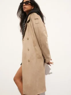 Jacken, Mäntel></noscript>MOHITO Zweireihiger Trenchcoat Beige