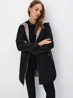 Jacken, Mäntel>MOHITO Zweiseitige Jacke Schwarz