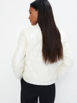 Jacken, Mäntel></noscript>MOHITO Zweiseitige Jacke Creme