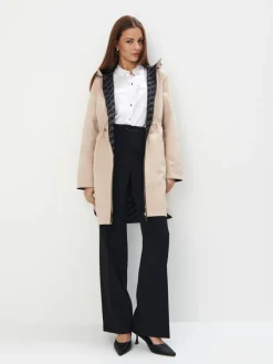 Jacken, Mäntel>MOHITO Zweiseitige Jacke Beige