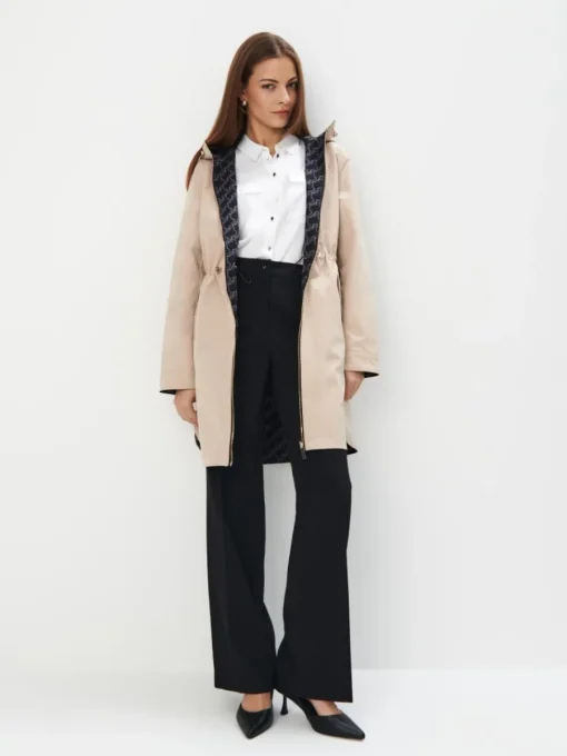 Jacken, Mäntel>MOHITO Zweiseitige Jacke Beige